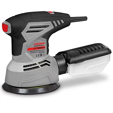 Шлиф.машина эксцентр. CROWN CT13560V 300Вт, ф125мм,6000-13000/мин, колебаний 24000мин,1,5кг