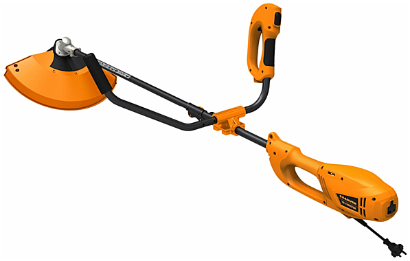 Коса эл. CARVER TR-1500S/BH, (разъемн.пр.штанга, вело-руль,нож 3 зуб., леска 2,4)