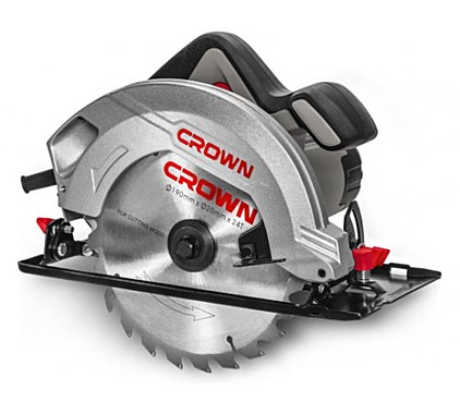 Пила дисковая CROWN CT15199-190 1200Вт, 66мм, 190/20мм, 5500/мин, 4.1кг