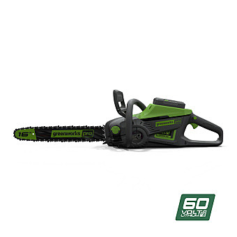 60В Цепная пила акк. GD60CS40, 40см б/щ (без АКБ и ЗУ) GREENWORKS